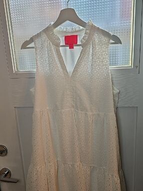 Lilly Pulitzer White Eyelet Midi Dress